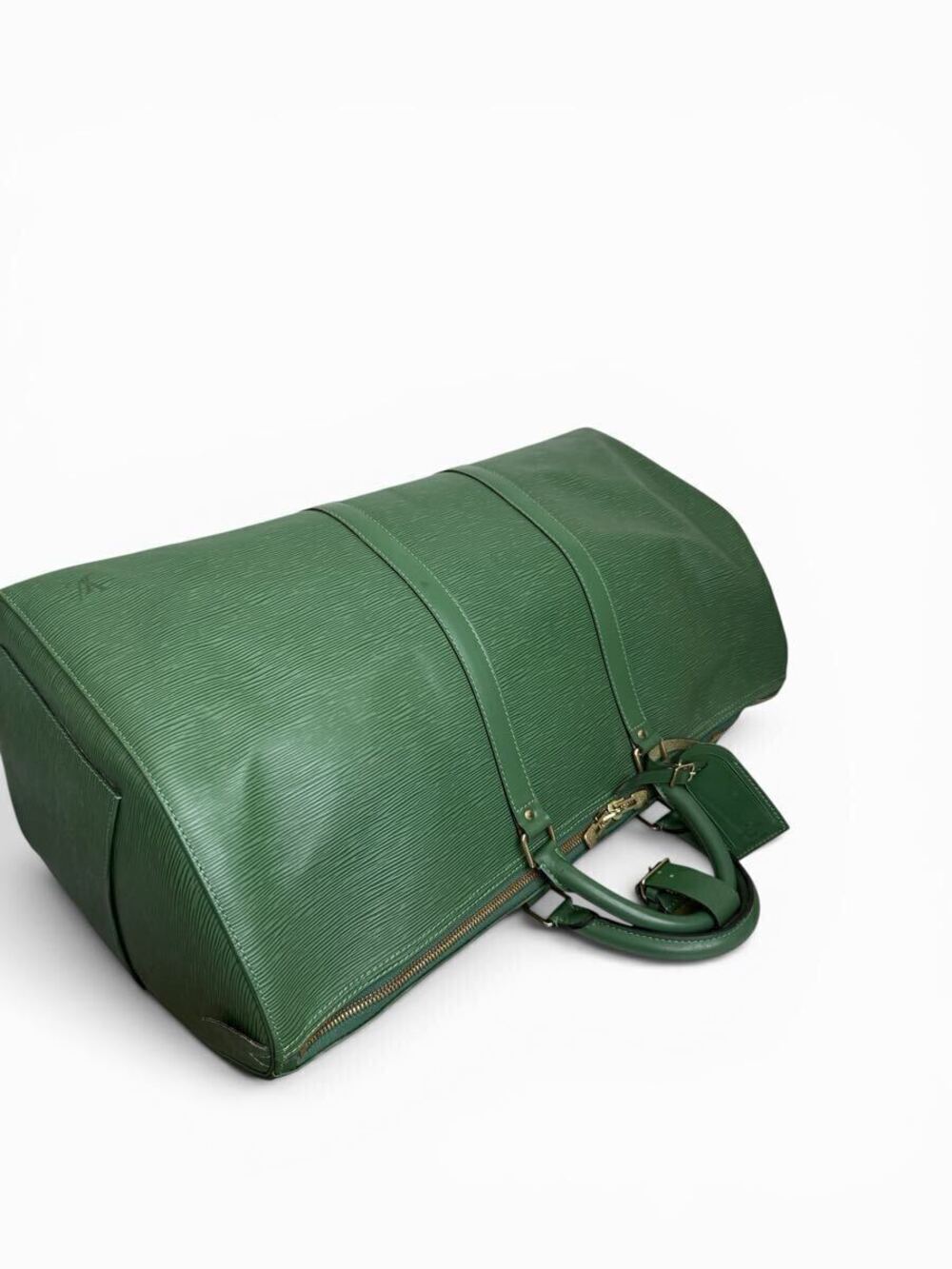 Louis Vuitton Keepall Epi Green Boston Bag Handbag Travel - Picture 8 of 10